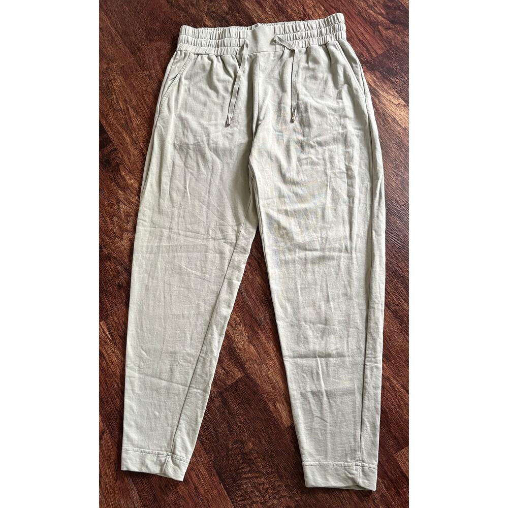 Ted Baker London Olive Green Premium Tapered Cotton Blend Jogger Size 3 US 8/10